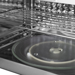 ZLINE 30 in. Kitchen Package with Stainless Steel GAs Range, Traditional Over The Range Microwave and Tall Tub Dishwasher (3KP-SGROTRH30-DWV)