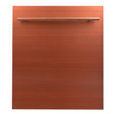 ZLINE 24 in. Top Control Dishwasher with Copper Panel and Modern Style Handle, 52dBa (DW-C-24)