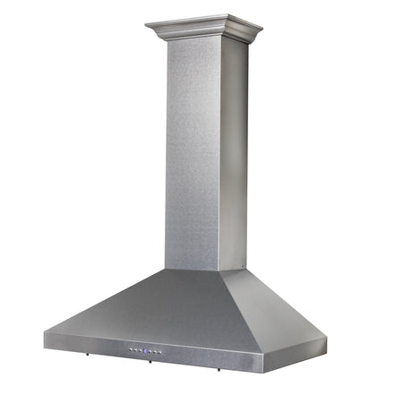 ZLINE Wall Mount Range Hood in Fingerprint Resistant Satin Stainless Steel (8KL3S) 30 Inch side