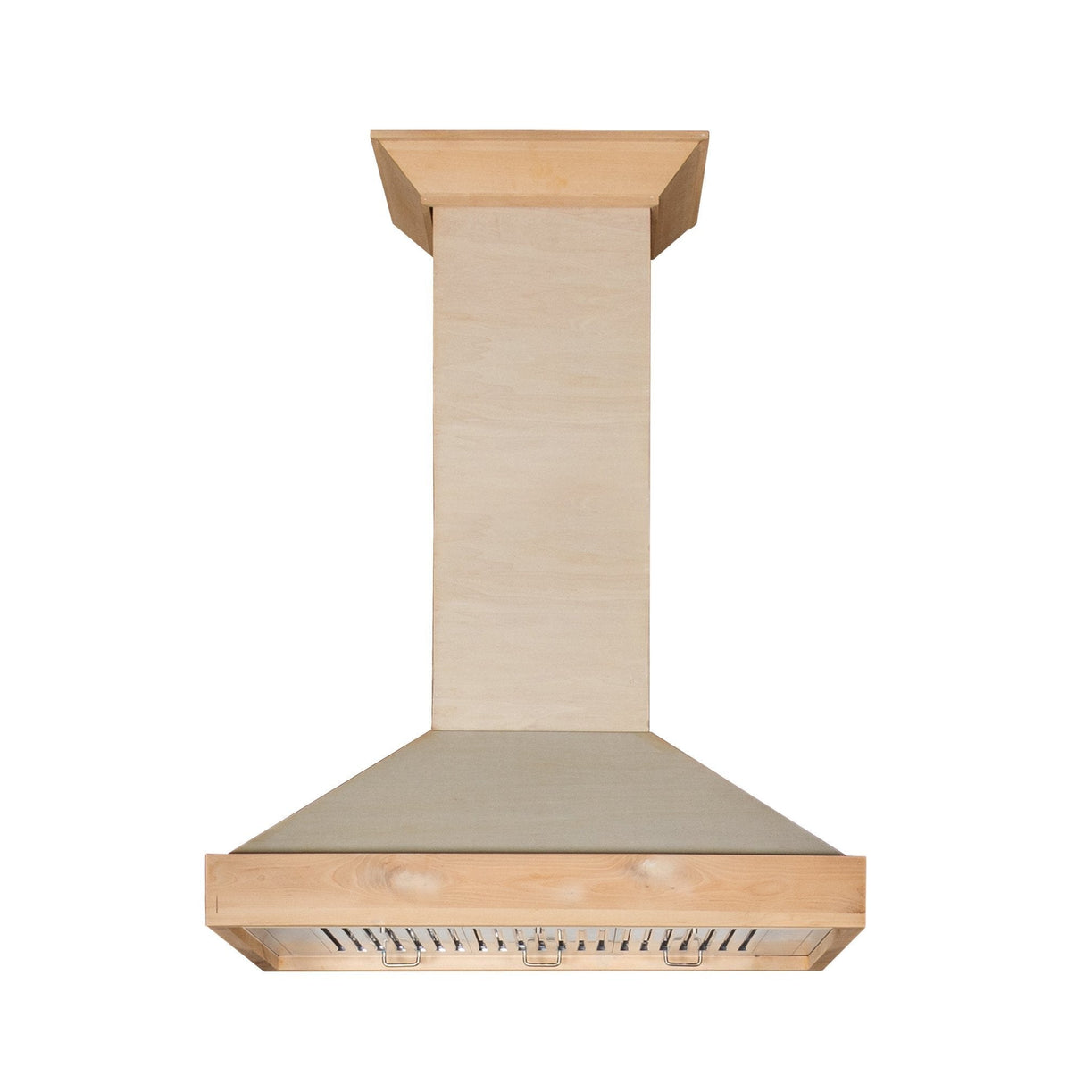 ZLINE Ducted Unfinished Wooden Wall Mount Range Hood (KBUF)