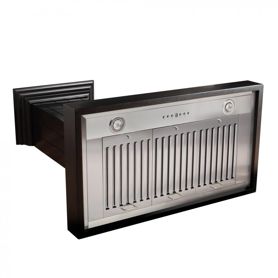 ZLINE Wooden Wall Mount Range Hood In Black (KPCC)
