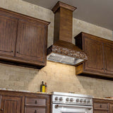 ZLINE 42 in. Wooden Wall Mount Range Hood in Walnut (373RR-42)