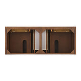 Lorelai 60" Double Vanity, Mid-Century Walnut w/ 3 CM Ethereal Noctis Silestone Top