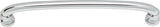 Atlas Homewares Shelley Pull 6 5/16 Inch (c-c) Polished Chrome