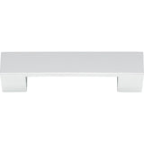 Atlas Homewares Wide Square Pull 3 3/4 Inch (c-c) Polished Chrome