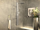 ANZZI SP-AZ015 Lann 53 in. 3-Jetted Full Body Shower Panel with Heavy Rain Showerhead and Spray Wand in Chrome