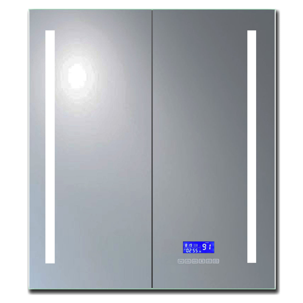 26" x 30" Double Door LED Light Bluetooth Medicine Cabinet