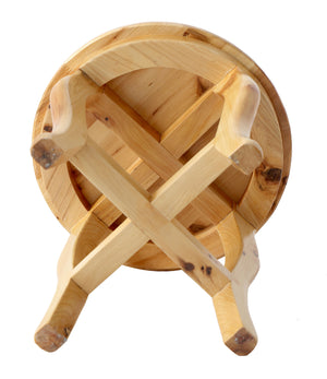 ALFI brand AB4406 11" Cedar Wood Round  Stool Multi-Purpose Accessory