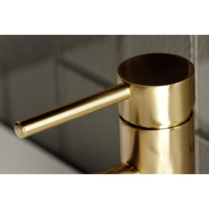 Fauceture LS8223DL Concord Single-Handle Bathroom Faucet with Push Pop-Up, Brushed Brass