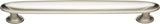 Atlas Homewares Austen Oval Pull 6 5/16 Inch (c-c) Brushed Nickel