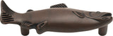 Atlas Homewares Fish Pull 3 Inch (c-c) Rust