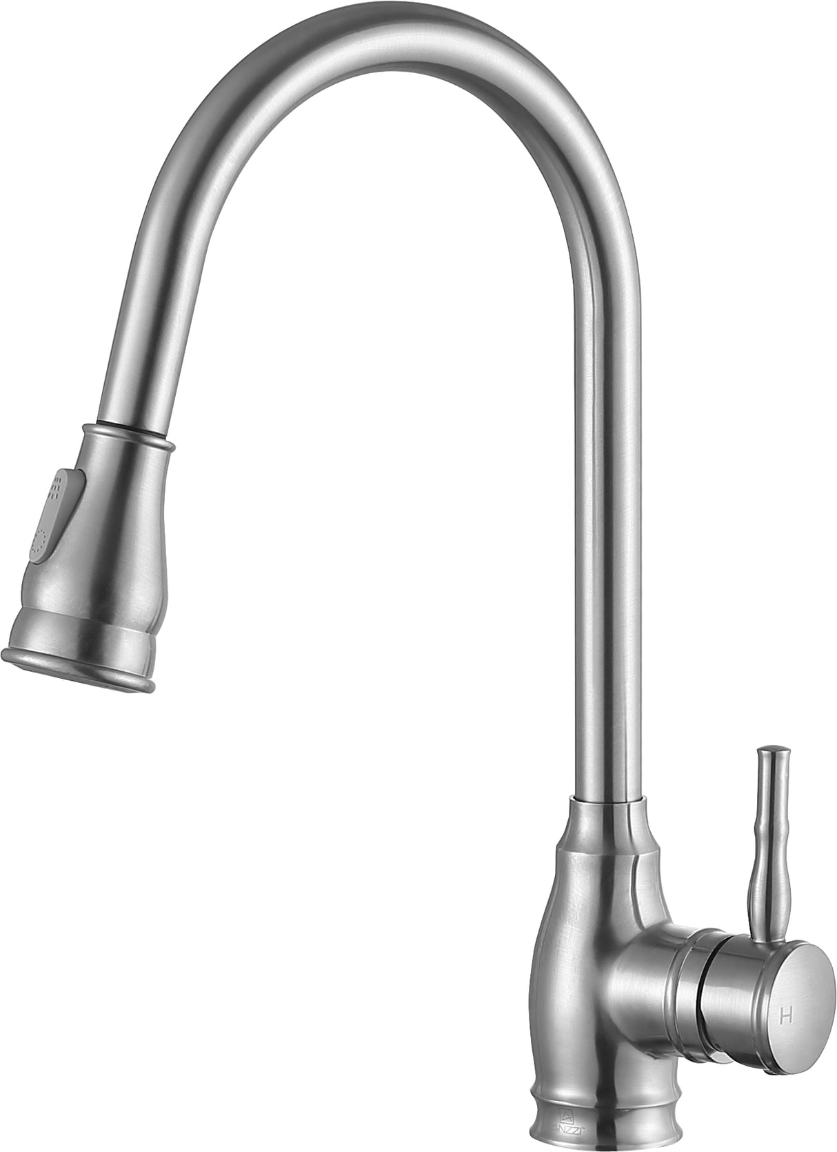 ANZZI KF-AZ215BN Bell Single-Handle Pull-Out Sprayer Kitchen Faucet in Brushed Nickel