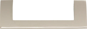 Atlas Homewares Angled Drop Pull 3 3/4 Inch (c-c) Polished Nickel