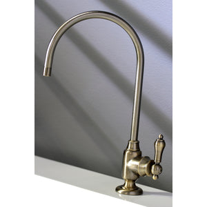 Kingston Brass KS5193BAL Heirloom Single-Handle Water Filtration Faucet, Antique Brass