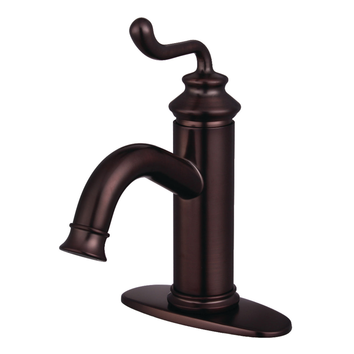 Fauceture LS5415RL Royale Single-Handle Bathroom Faucet with Push Pop-Up, Oil Rubbed Bronze
