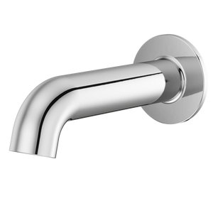 Modern Round Non-Diverting Tub Filler in Polished Chrome