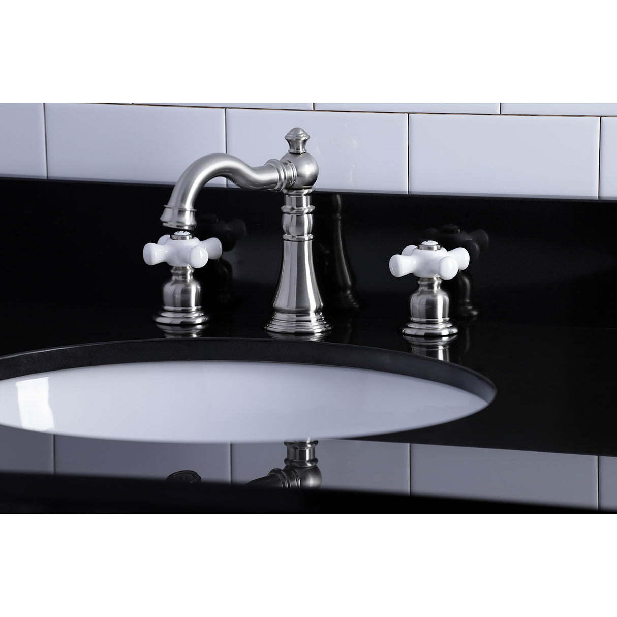Fauceture FSC1978PX American Classic Widespread Bathroom Faucet, Brushed Nickel
