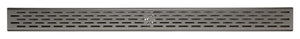 ALFI brand ABLD36C 36" Modern Stainless Steel Linear Shower Drain with Groove Holes
