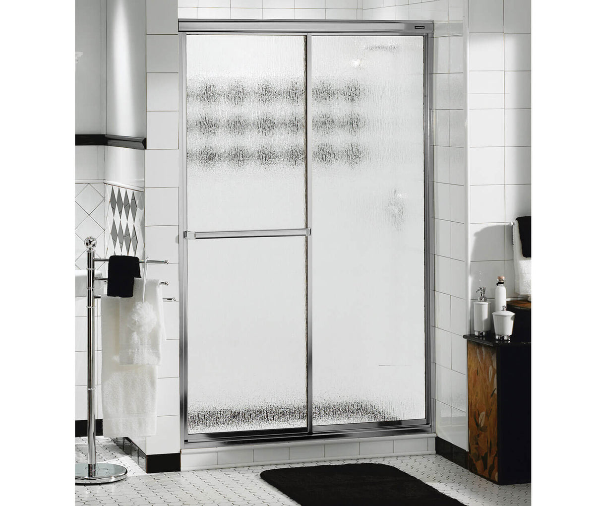 Decor Plus Sliding Shower Door 42-44 x 66 in.