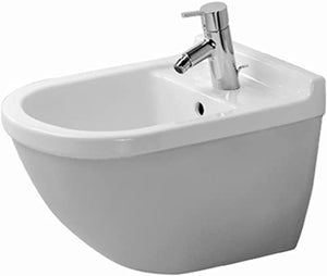 Duravit 2280150000 Wall Mount Bidet, Medium, White Alpin