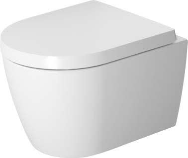 Duravit 2530092092 Duravit ME by Starck Wall-Mounted Toilet 2530092092 White HygieneGlaze