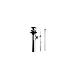 Brasstech 326/01 Full Lavatory Pop-Up Drain Assembly with Overflow, Forever Brass