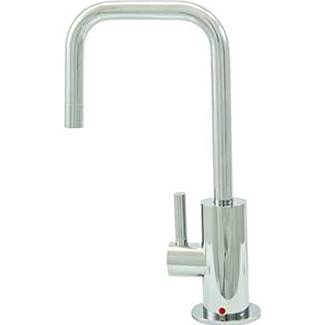 Mountain Plumbing MT1830-NL/CPB Hot Water Faucet with Contemporary Round Body & Handle (90° Spout)
