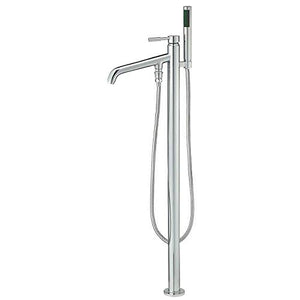Cheviot Free-Standing Tub Filler | Brass | Chrome | Lever Handle