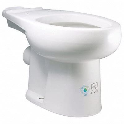 Liberty Pumps ASCENTII-EW Toilet bowl, white, elongated, HET, 1.28 GPF