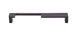 Top Knobs TK257TB Top Knobs TK257TB Sanctuary II Modern Metro Notch Pull A 7" (c-c) - Tuscan Bronze