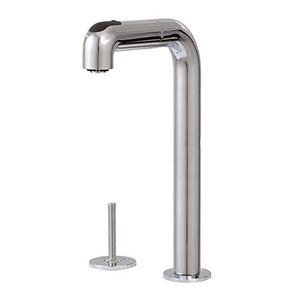Aquabrass Eatalia Joy ABFK5143JPC Slim Pull-Out Dual-Stream Kitchen Faucet, Polished Chrome — Kitchen Faucets