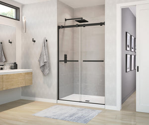 MAAX 136271-900-340-000 Duel 44-47 x 70 ½-74 in. 8 mm Bypass Shower Door for Alcove Installation with Clear glass in Matte Black