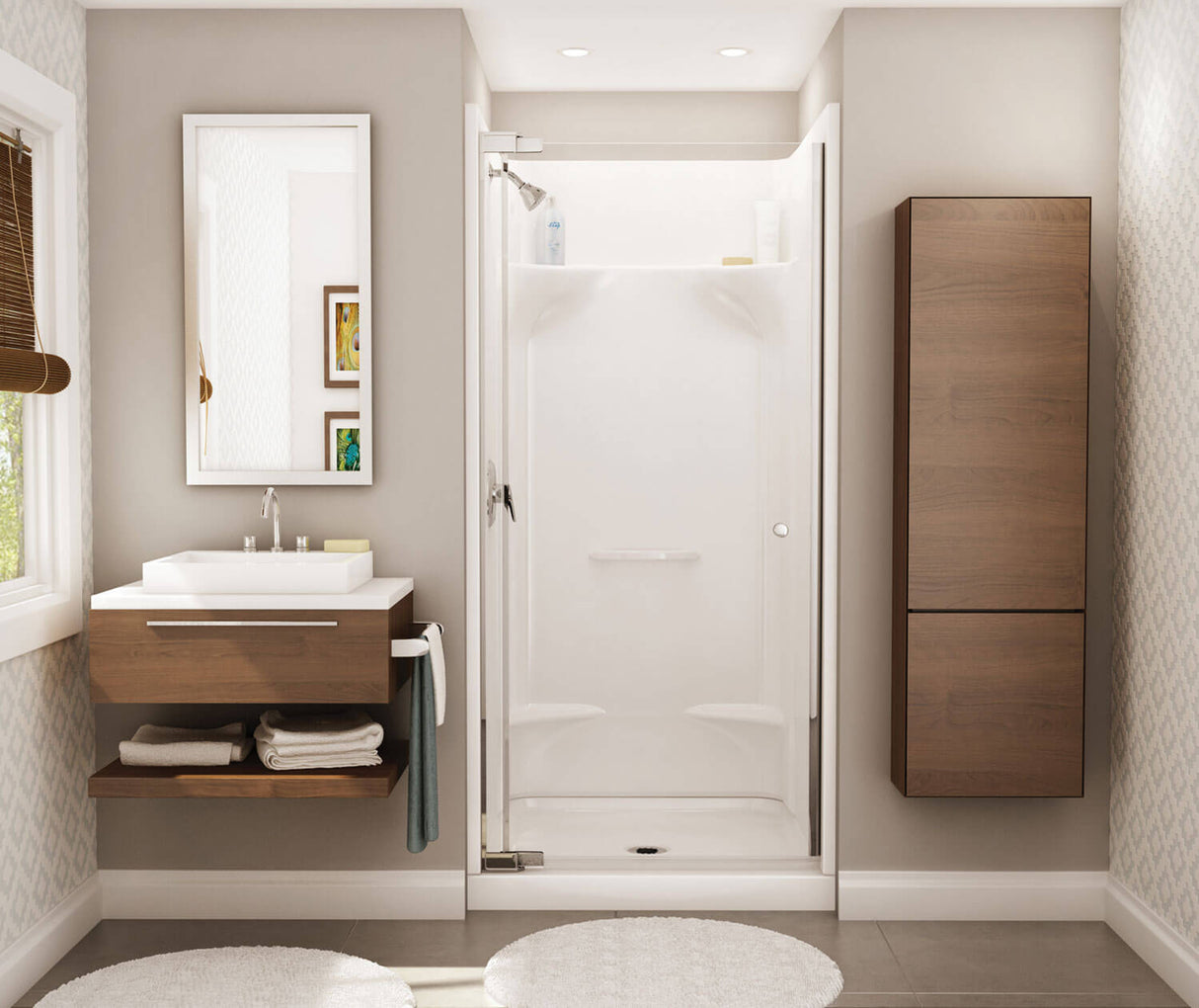 Kleara 1-panel Pivot Shower Door 31 ½-33 ½ x 69 in. 6 mm