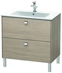 Duravit Brioso Floor Standing Vanity Unit BR440201031 Pine Silver, Brioso Vanity Unit,2 Pull-Out c.FST 683x820x479mm, Chrome/Pine Silver