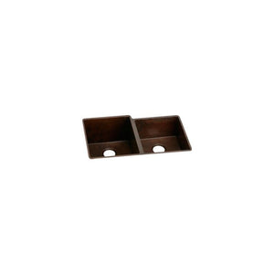 Elkay Copper ECU3120RACH Offset Double Bowl Undermount Sink