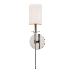 Hudson Valley Lighting 8511-PN Amherst - 1 Light Wall Sconce, Finish Color: Polished Nickel