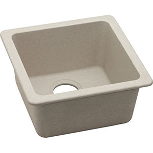 Elkay ELG1515BQ0 Quartz Single Bowl Drop-in Sink, Bisque