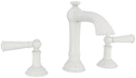 Newport Brass 2410 Double Handle Widespread Bathroom Faucet with Metal Lever Handles and 6-7/8