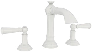 Newport Brass 2410 Double Handle Widespread Bathroom Faucet with Metal Lever Handles and 6-7/8