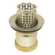 Mountain Plumbing MT710/VB 2-1/2? Brass Bar/Prep Strainer with Lift-Out Basket