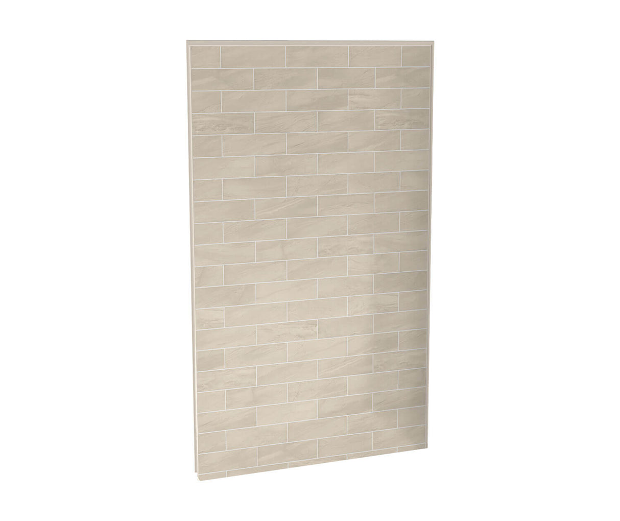 MAAX 103421-312-507 Utile 48 in. Composite Direct-to-Stud Back Wall in Organik Loam