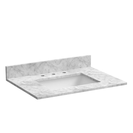 Foremost ST31228CWR Foremost ST31228CWR 31" Marble top, Carrara, Rectangular Bowl