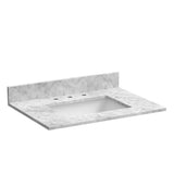 Foremost ST31228CWR Foremost ST31228CWR 31" Marble top, Carrara, Rectangular Bowl