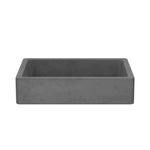 Native Trails NSL1915-S Nipomo Native Stone Universal-Mount Bathroom Sink, Slate