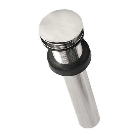 Native Trails DR130-PN 1.5" Push to Seal Dome Drain in Polished Nickel