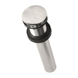 Native Trails DR130-PN 1.5" Push to Seal Dome Drain in Polished Nickel