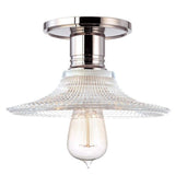 Hudson Valley 8100-OB-WG Hudson Valley 8100-OB-WG HEIRLOOM 1 LIGHT SEMI FLUSH Old Bronze