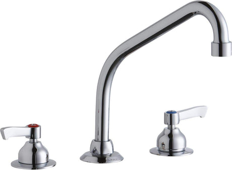 Elkay LK800HA08L2 Elkay 8" Centerset with Concealed Deck Faucet with 8" High Arc Spout 2" Lever Handles Chrome
