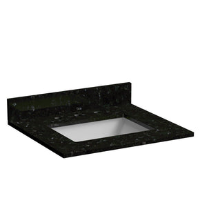 Foremost ST25228EPR 25-Inch Granite Vanity Top In Emerald Pearl