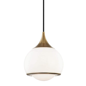 Hudson Valley H281701S-AGB 1 LIGHT SMALL PENDANT